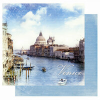 Best Creation Inc - Europe Collection - 12 x 12 Double Sided Glitter Paper - Venice