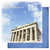 Best Creation Inc - Europe Collection - 12 x 12 Double Sided Glitter Paper - Parthenon