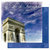Best Creation Inc - Europe Collection - 12 x 12 Double Sided Glitter Paper - Arc de Triomphe