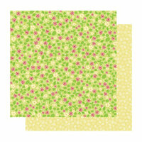 Best Creation Inc - Fairy Collection - 12 x 12 Double Sided Glitter Paper - Fairy Blossom