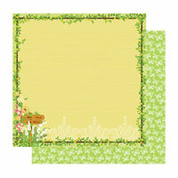Best Creation Inc - Fairy Collection - 12 x 12 Double Sided Glitter Paper - Fairy Story
