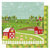 Best Creation Inc - Farm Life Collection - 12 x 12 Double Sided Glitter Paper - Around the Farm