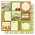 Best Creation Inc - Farm Life Collection - 12 x 12 Double Sided Glitter Paper - Farm Journal