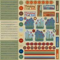 Best Creation Inc - Gone Camping Collection - Glitter Cardstock Stickers - Combo