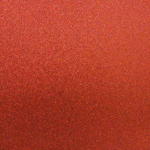 Best Creation Inc - 12 x 12 Glitter Cardstock - Red