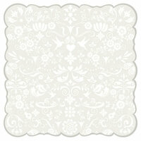 Best Creation Inc - Mr. and Mrs. Collection - 12 x 12 Die Cut Glitter Paper - I Do Patterns