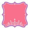 Best Creation Inc - Once Upon A Dream Collection - 12 x 12 Die Cut Glitter Paper - Royalty