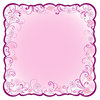 Best Creation Inc - Once Upon A Dream Collection - 12 x 12 Die Cut Glitter Paper - Flower Twirls