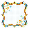 Best Creation Inc - Transportation Collection - 12 x 12 Die Cut Glitter Paper - All Stars