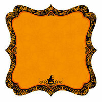 Best Creation Inc - Haunted House Collection - Halloween - 12 x 12 Die Cut Glitter Paper - Jack O Lantern, CLEARANCE