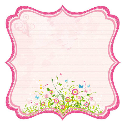 Best Creation Inc - Bella Collection - 12 x 12 Die Cut Glitter Paper - Bella Journal Pink