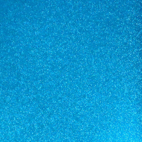 Best Creation Inc - 12 x 12 Gloss Glitter Paper - Sky Blue