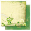 Best Creation Inc - St Patrick Collection - 12 x 12 Double Sided Glitter Paper - St Patrick's Day