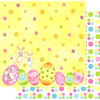 Best Creation Inc - Easter Moment Collection - 12 x 12 Double Sided Glitter Paper - So Eggcited