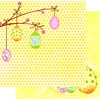 Best Creation Inc - Easter Moment Collection - 12 x 12 Double Sided Glitter Paper - Dreamy Easter