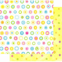 Best Creation Inc - Easter Moment Collection - 12 x 12 Double Sided Glitter Paper - Spring Flower