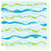 Best Creation Inc - Water Fun Collection - 12 x 12 Double Sided Glitter Paper - Water Wave Stripes