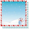 Best Creation Inc - Magic Christmas Collection - 12 x 12 Double Sided Glitter Paper - A Snowfall to Remember, CLEARANCE