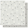 Best Creation Inc - Mr. and Mrs. Collection - 12 x 12 Double Sided Glitter Paper - Today and Always Floral, CLEARANCE