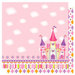 Best Creation Inc - Once Upon A Dream Collection - 12 x 12 Double Sided Glitter Paper - Fairy Castle