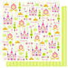 Best Creation Inc - Once Upon A Dream Collection - 12 x 12 Double Sided Glitter Paper - Fairy Tales