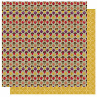 Best Creation Inc - Autumn Splendor Collection - 12 x 12 Double Sided Glitter Paper - Acorns