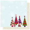 Best Creation Inc - FaLaLa Christmas Collection - 12 x 12 Double Sided Glitter Paper - Santashere R