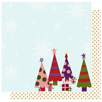 Best Creation Inc - FaLaLa Christmas Collection - 12 x 12 Double Sided Glitter Paper - Santashere R