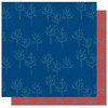 Best Creation Inc - Winter Wonderful Collection - Christmas - 12 x 12 Double Sided Glitter Paper - Trees