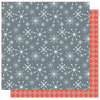 Best Creation Inc - Winter Wonderful Collection - Christmas - 12 x 12 Double Sided Glitter Paper - Snowflakes