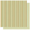 Best Creation Inc - Safari Boy Collection - 12 x 12 Double Sided Glitter Paper - Thin Stripe