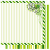 Best Creation Inc - St. Patrick Collection - 12 x 12 Double Sided Glitter Paper - My Lucky Day