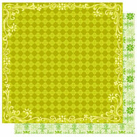 Best Creation Inc - St. Patrick Collection - 12 x 12 Double Sided Glitter Paper - Lucky Diamonds