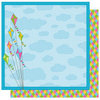 Best Creation Inc - Jubilee Collection - 12 x 12 Double Sided Glitter Paper - Let's Fly a Kite
