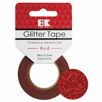 Best Creation Inc - Glitter Tape - Red