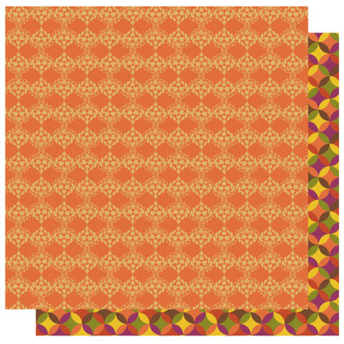 Best Creation Inc - Hello Fall Collection - 12 x 12 Double Sided Glitter Paper - Shades of Autumn