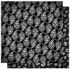 Best Creation Inc - Happy Haunting Collection - Halloween - 12 x 12 Double Sided Glitter Paper - Black Magic