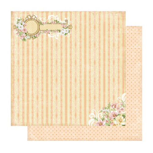Best Creation Inc - A Little Dream Collection - 12 x 12 Double Sided Glitter Paper - Culture