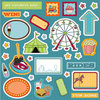 Best Creation Inc - Loops and Scoops Collection - Expressions - Die Cut Chipboard Pieces