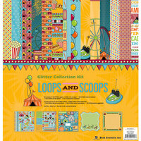 Best Creation Inc - Loops and Scoops Collection - 12 x 12 Glittered Collection Kit