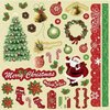 Best Creation Inc - Merry Christmas Collection - Glitter Cardstock Stickers - Element
