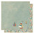 Best Creation Inc - Ocean Breeze Collection - 12 x 12 Double Sided Glitter Paper - Nautical Sailor