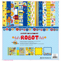 Best Creation Inc - Robot Collection - 12 x 12 Glittered Collection Kit