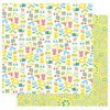 Best Creation Inc - Splash Fun Collection - 12 x 12 Double Sided Glitter Paper - Stay Cool