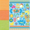 Best Creation Inc - Splash Fun Collection - Glitter Cardstock Stickers - Combo