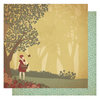 Best Creation Inc - Vintage Story Collection - 12 x 12 Double Sided Glitter Paper - Once Upon a Time