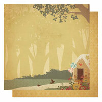 Best Creation Inc - Vintage Story Collection - 12 x 12 Double Sided Glitter Paper - Fairy Tale
