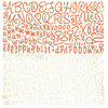 BasicGrey - Ambrosia Collection - 12x12 Alphabet Stickers, BRAND NEW