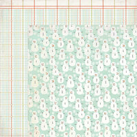BasicGrey - Aspen Frost Collection - Christmas - 12 x 12 Double Sided Paper - Oh What Fun