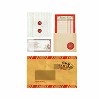BasicGrey - Aspen Frost Collection - Christmas - Mini Envelopes